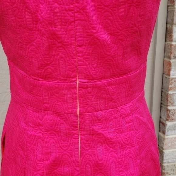 Hot Pink Sleeveless Dress - Picture 5 of 10
